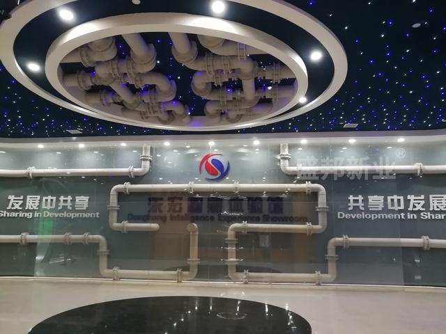 盛邦为东宏管业做的展厅顺利验收，开馆迎来观众体验